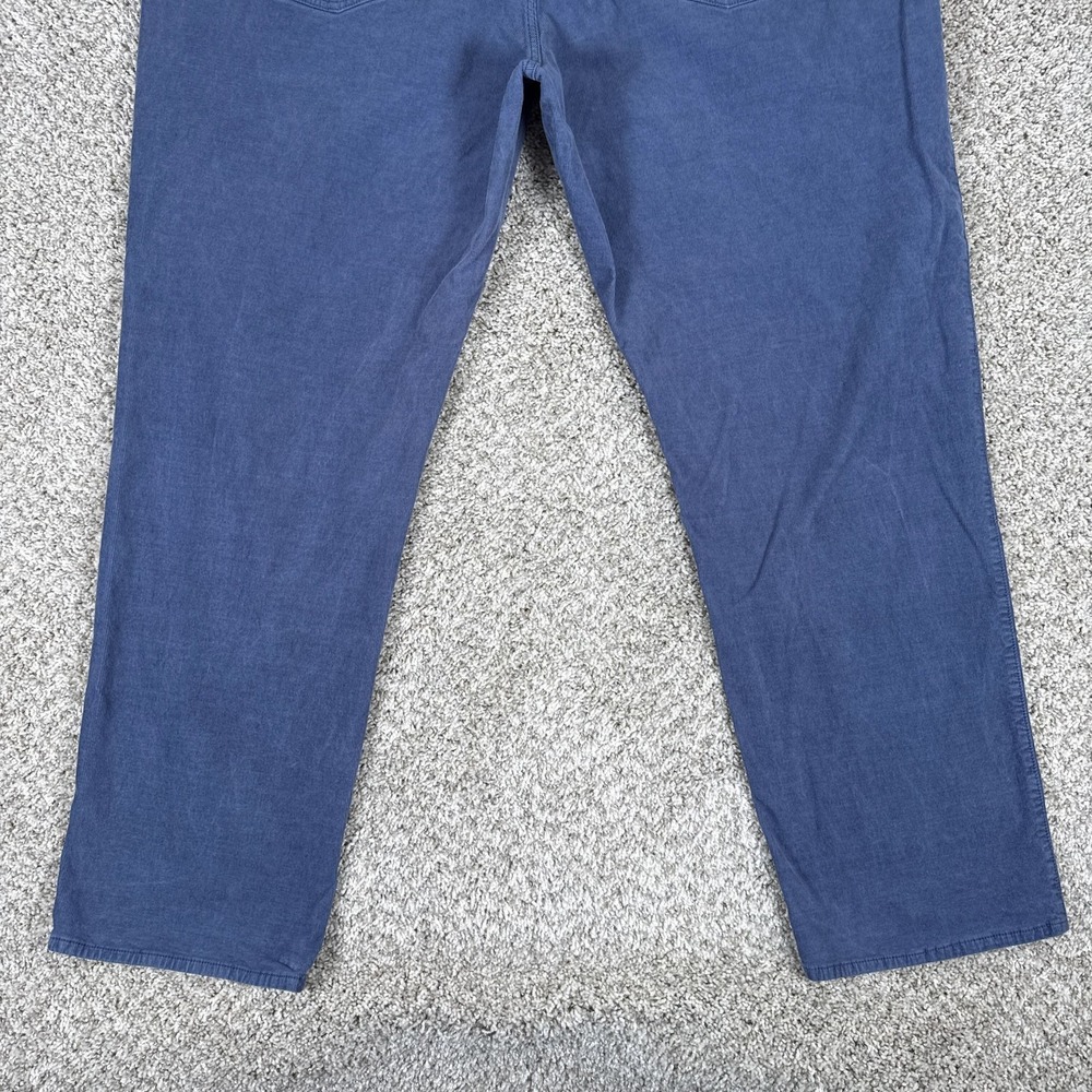Peter Millar Pants Mens 50 Blue Cotton Modal Stretch Chino Coruduroy 5 pocket - Picture 14 of 15